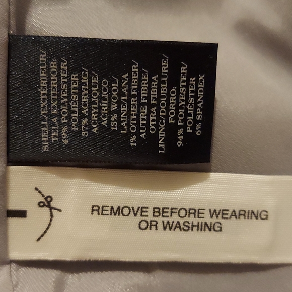 Ann Taylor Multicolored Tweed Boucle Knit Pencil Skirt Size 0 Grey - Picture 10 of 13